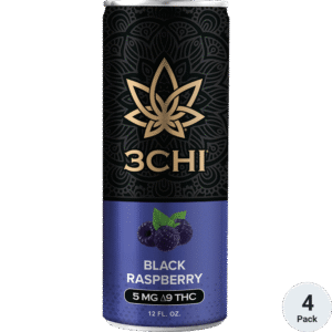 3CHI BLACK RASPBERRY THC 4PK