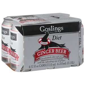 Goslings Ginger Beer Diet 6pkc