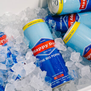 HAPPY DAD TEA PEACH 24oz 12PK