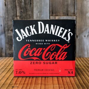 Jack Daniel w/ Zero Coca 4pkc
