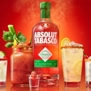 absolute vodka tabasco 750ml